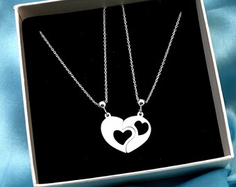 half and half necklaces for couples