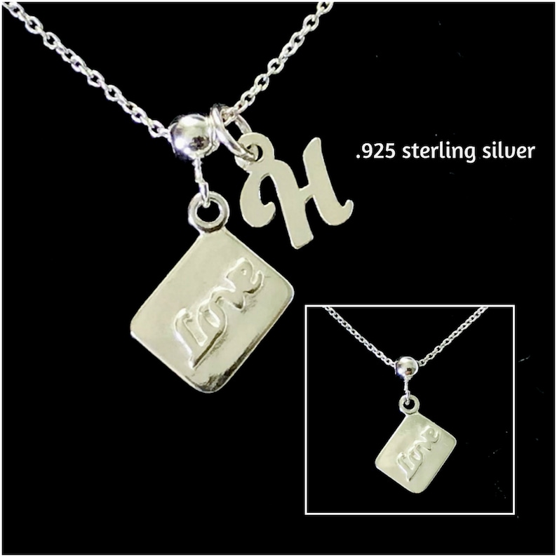 Christmas Valentines Gift Gift For her Love Letter Necklace Envelope Necklace Birthday Gift Sterling Silver Mail Necklace