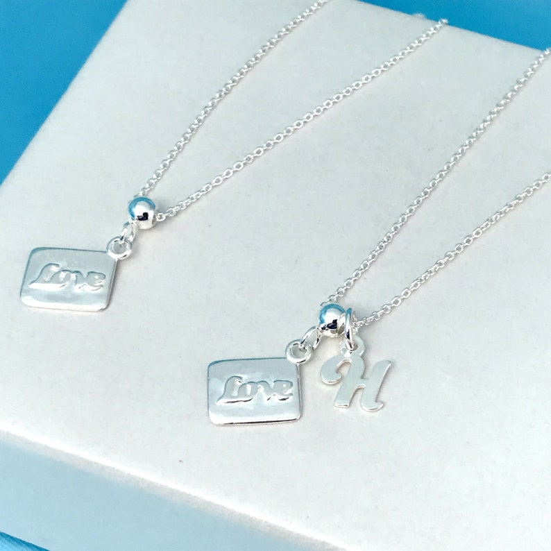 Christmas Valentines Gift Gift For her Love Letter Necklace Envelope Necklace Birthday Gift Sterling Silver Mail Necklace