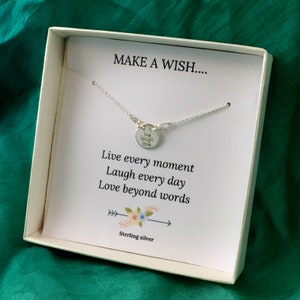 Inspirational Necklace, Dainty Silver Necklace, Quote Necklace, Rose Gold Necklace, Gold Plated Necklace, Pendant Necklace, Charm Necklace
