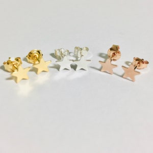 スターリングシルバーのイヤリング、24Kゴールドメッキのイヤリング、18Kローズゴールドメッキのイヤリング
