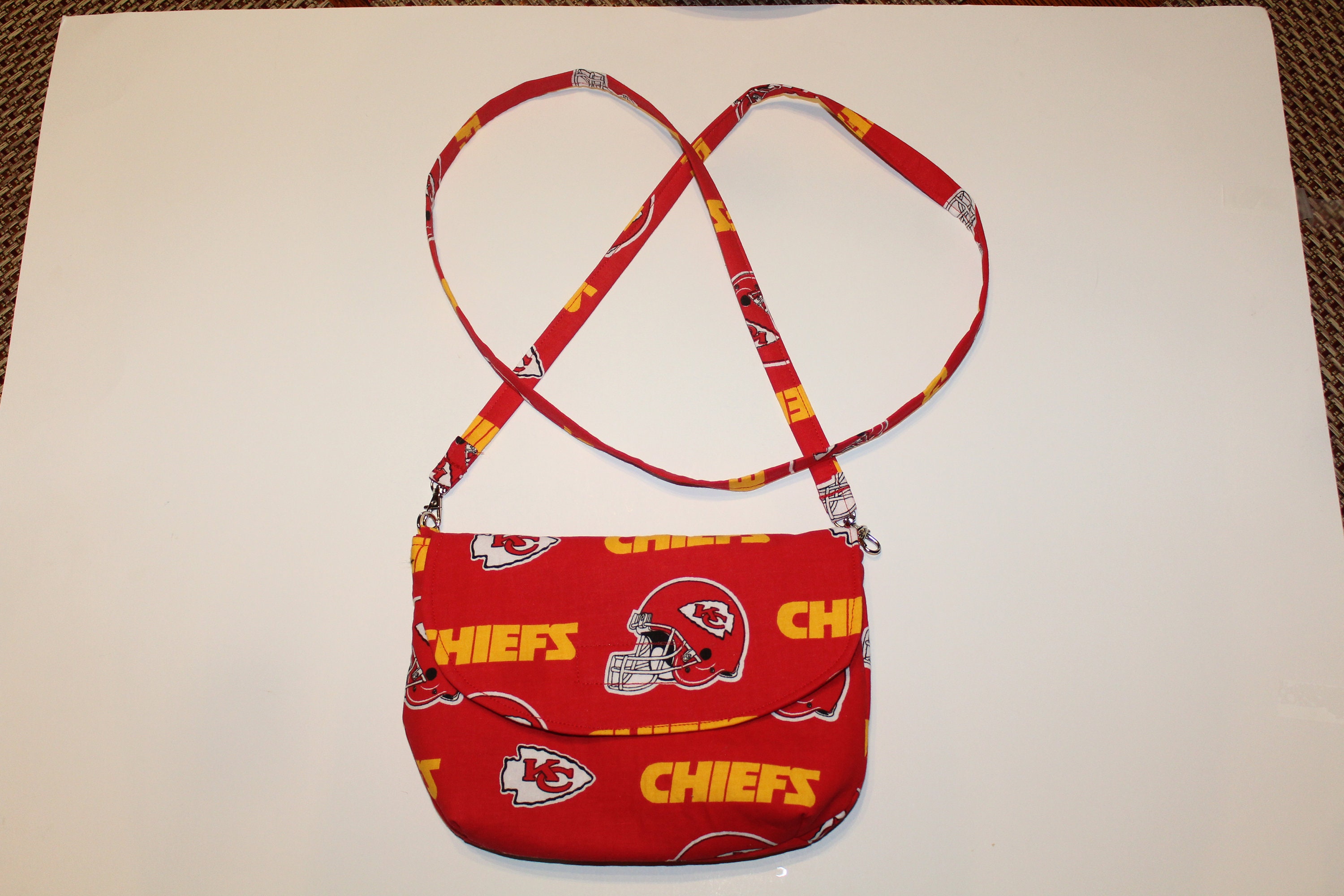 KC Chiefs Handbag Crossover purse over the shoulder handbag