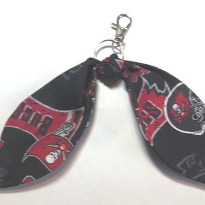 Keychain Ring zipper charm backpacks handbags jackets charm Tampa Bay Buccaneers