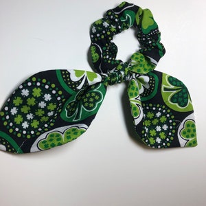 Hair Scrunchy Scarf St Patrick's Day