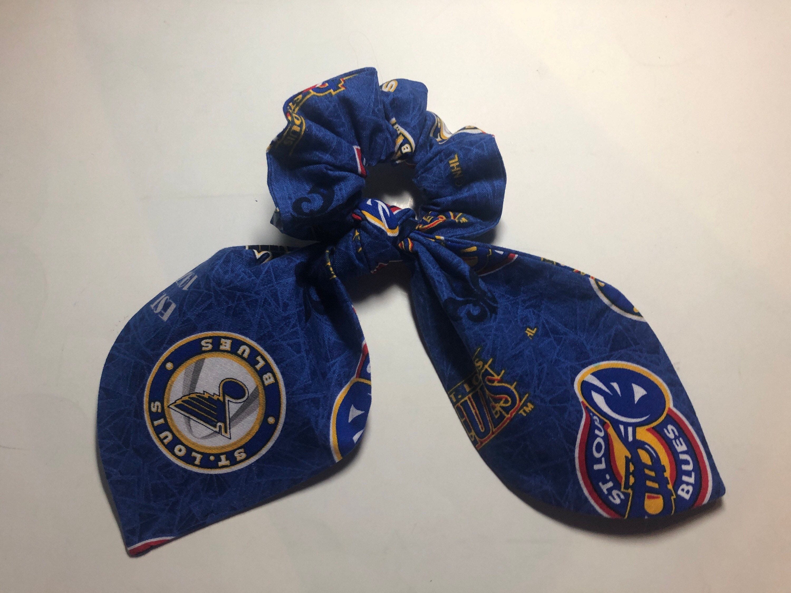 St. Louis Blues Scrunchy Tail Ponytail Bun Holder