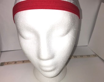 Cochlear Implant Hearing Aid Adjustable Headband Red Matte