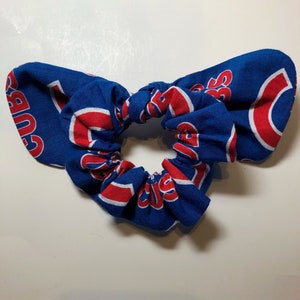 Chicago Cubs Hair Fabric bow