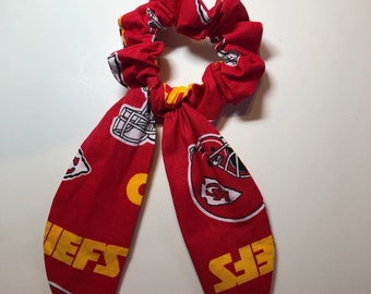 Kansas City Chiefs Hair scrunchy tail