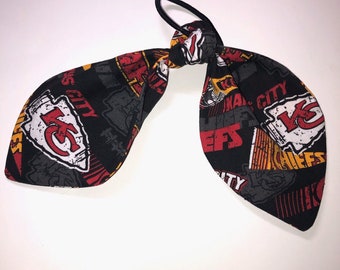 KC Chiefs Elastic Ponytail fabric hair Scarf