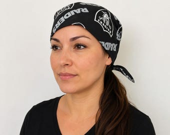 Bandana Las Vegas Raiders tie back 30-32 inches wide