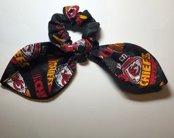 Hair scrunchy Scarf KC Chiefs Retro