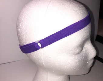 Cochlear Hearing Aid Adjustable Headband Purple Matte