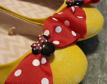 Minnie Mouse Shoes--Adult's
