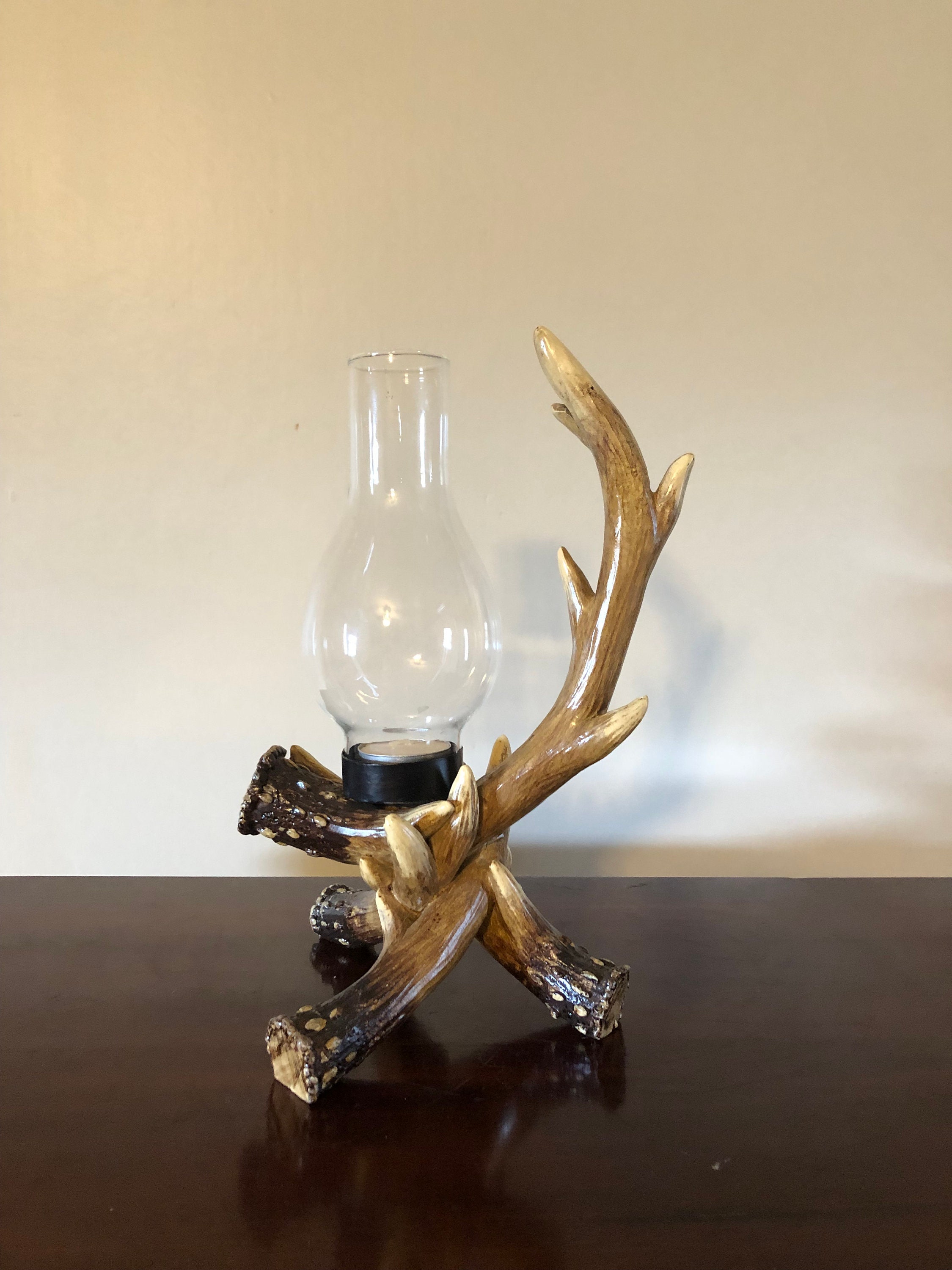 Deer Antler Candle Holder Tea Light Etsy Australia