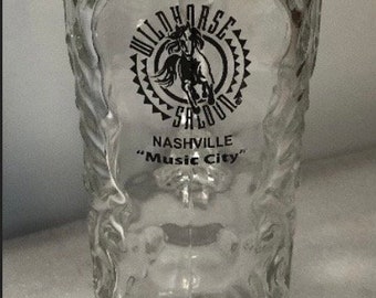 Glass Boot Mugs Nashville Music City Vase