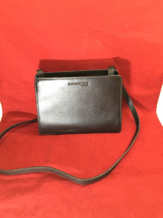 Kenneth Cole Crossbody Leather Handbag Brown - image 1