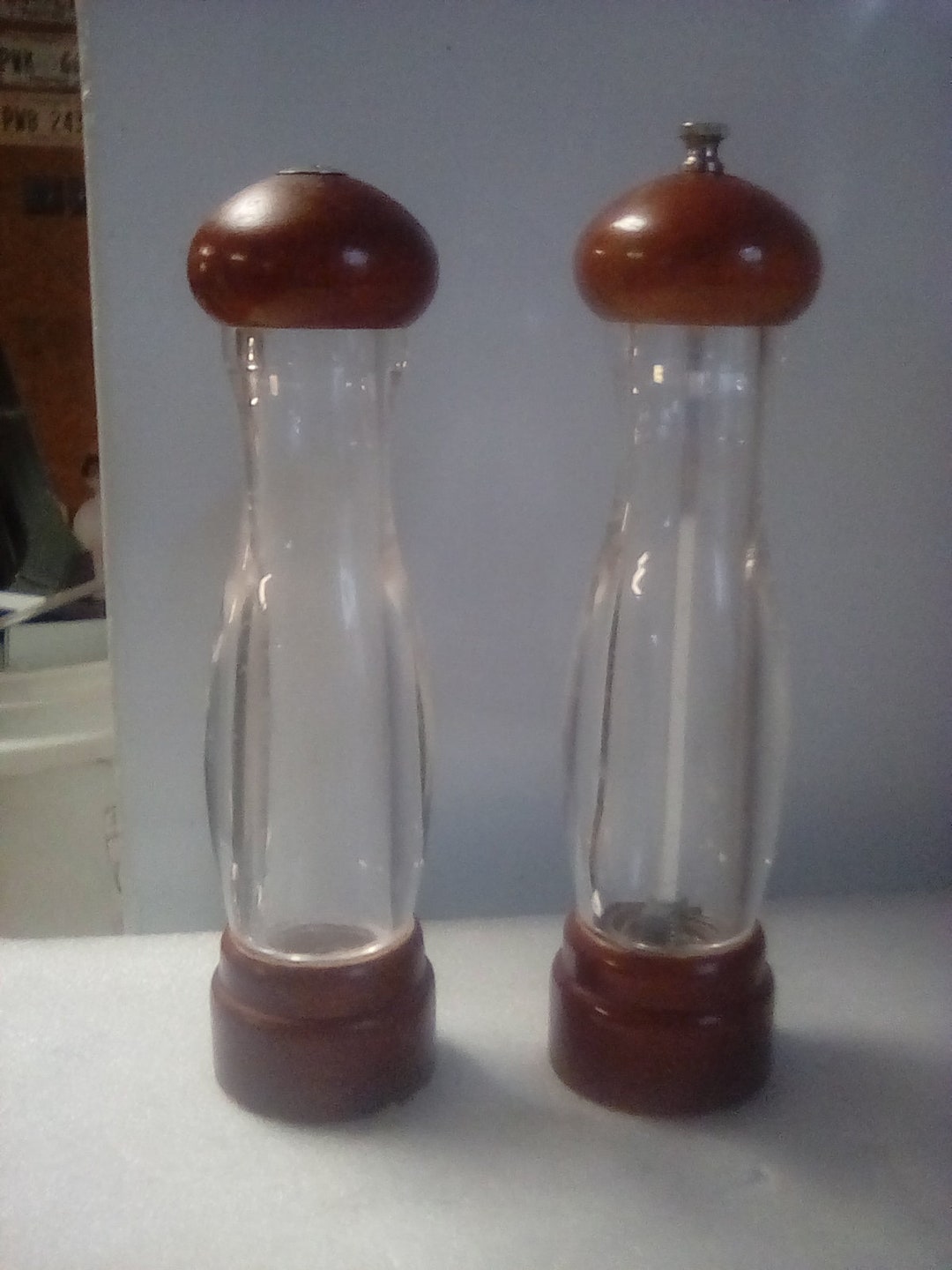 Vintage Olde Thompson Pepper Mill and Salt Shaker Set 10 Etsy