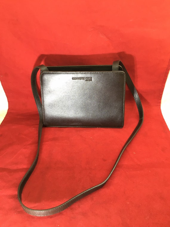 Kenneth Cole Crossbody Leather Handbag Brown - image 2