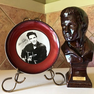 Vintage Elvis Presley Ceramic Bust Collectors Plate