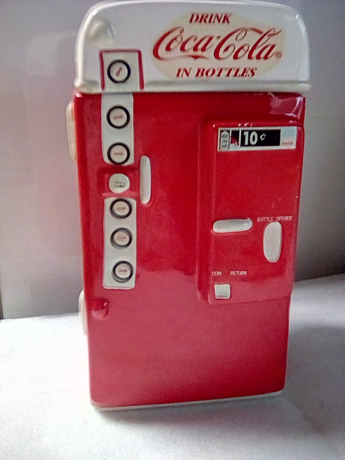 Coca Cola Vending Machine Cookie Jar Vintage Gibson Metal Etsy