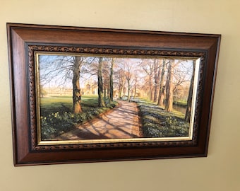 Framed Rex Preston Kings College Print Wall Art Wall Decor