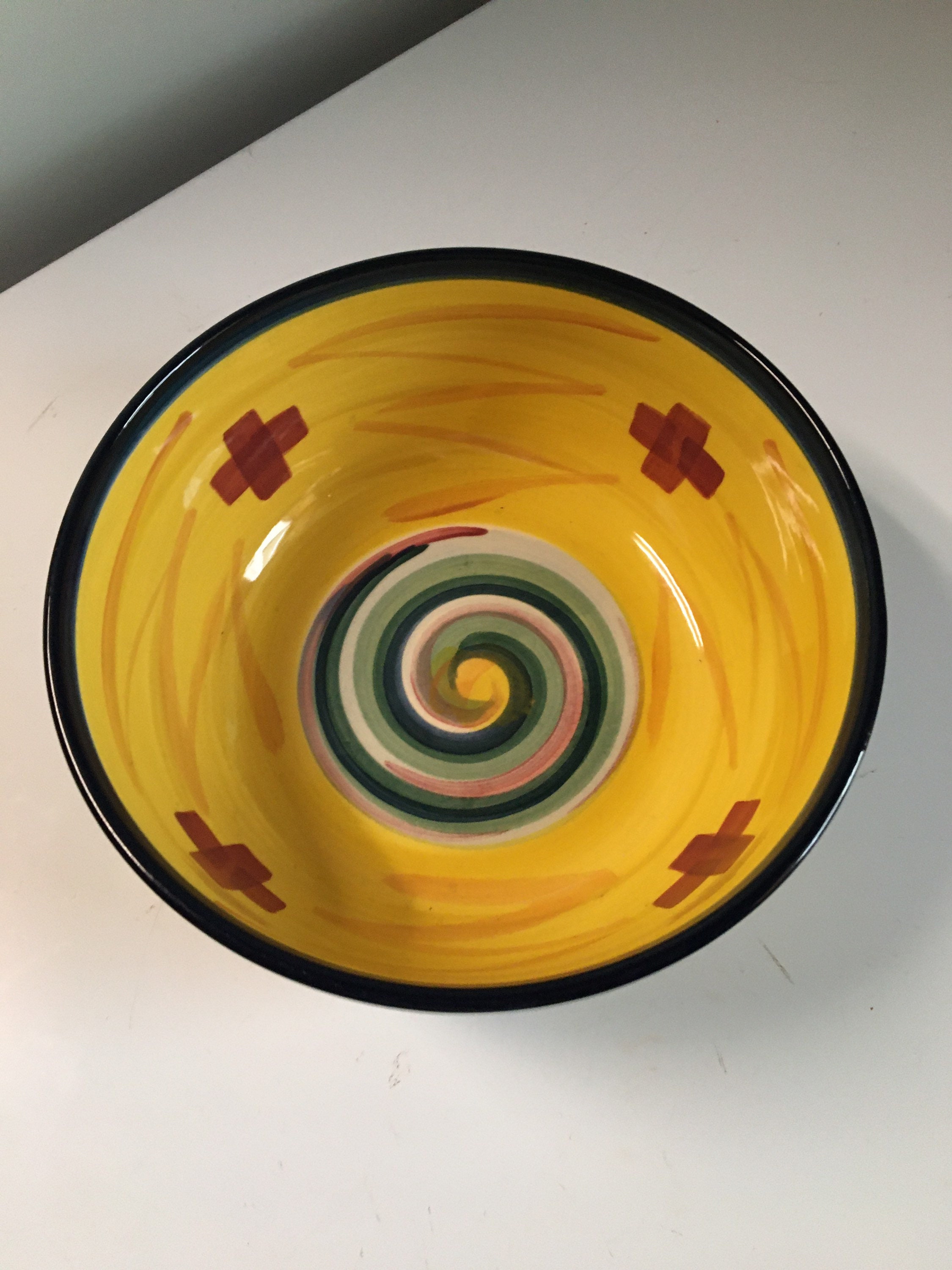 Gail Pittman Pottery Serving Bowl 2002 Etsy