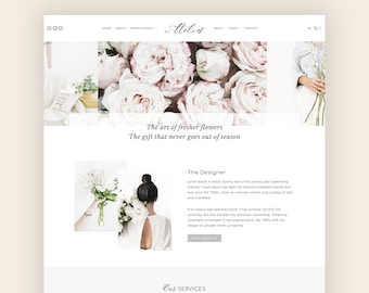 ATELIER - Wordpress Theme for Bloggers and Service Based Businesses -  Kadence Child Theme - Instant Download