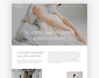 BLISSFUL | Fotografie Wordpress Blog Theme - Responsive Wordpress Theme - Kadence Child Theme - Premium Theme - Sofortiger digitaler Download