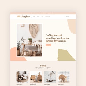 SUNDAZE - WooCommerce WordPress Theme for Small Businesses - Instant Digital Download
