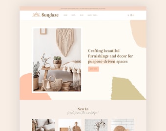 SUNDAZE - WooKommerce WordPress Theme für kleine Unternehmen - Sofortiger digitaler Download