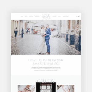 LOVE AVENUE | Photography Wordpress Blog Theme - Responsive Wordpress Theme - Kadence Child Theme - Premium Theme - Instant Digital Download