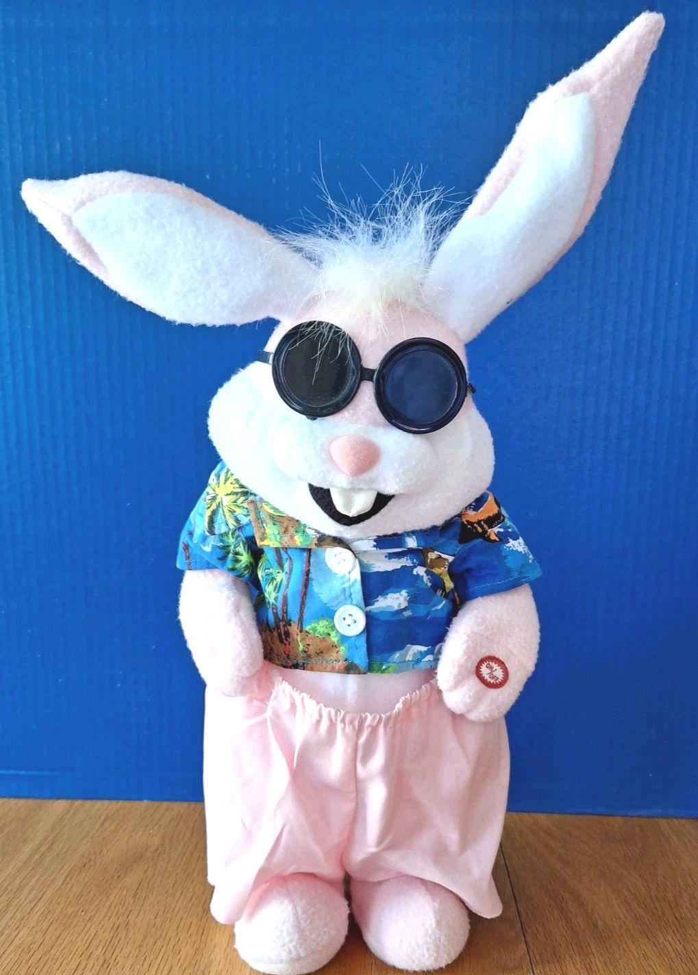 VTG 2000 Kids of America Crp Plush Animated Singing Hopping Bunny