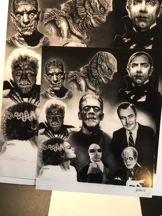 Horror Monsters Drawing