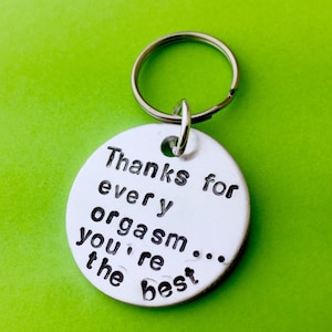 Naughty Anniversary gift gifts  for him - Keychain for boyfriend - Anniversary gift - boyfriend gift