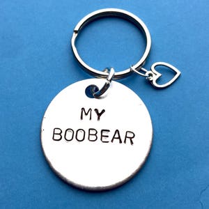 Boyfriend gift for Anniversary gift, Personalised gifts, Mens gifts, Gift for husband, boo bear,keychains Custom necklace,Husband gift idea