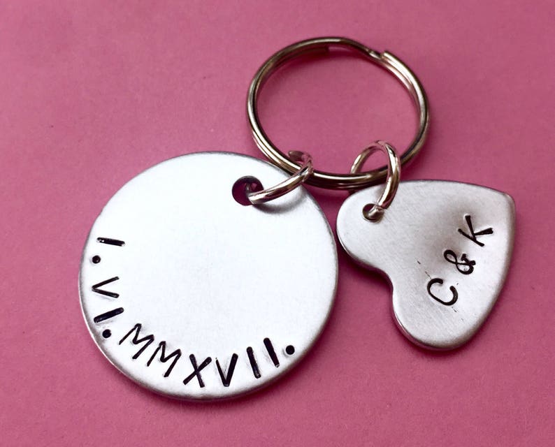 Customised Gifts, day gift, Engagement gift, Personalised Besfriend Gift ideas for her, Personalised Key ring, Anniversary couple image 1