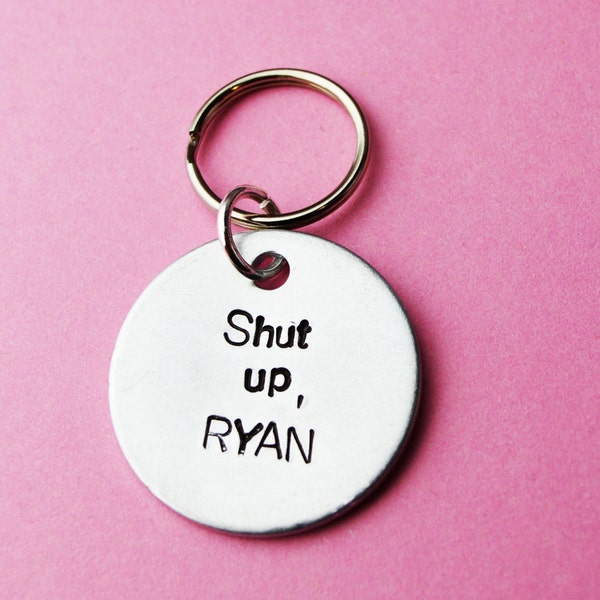 Husband gift from wife, Personalised gift, Personalised Keychain, Custom engraving, Shut Up keychain, Fun gifts, Personalise it