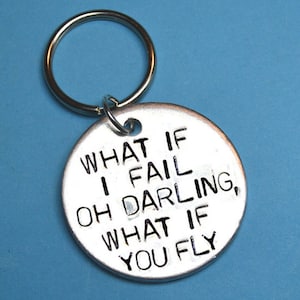 gift, Personalised gift, Birthday gift, Inspirational quote, Motivational quote gift for her, what if you fly,custom Valentines gift for him
