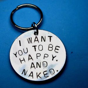 Gift for him personalised - Anniversary gift gifts  ideas - Naughty Keychain - Anniversary gift -  gift for him