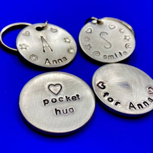 Pocket Hug Token Gift for Men on , Personalised Pocket Token, Send Love Valentines Gift, Amazing, Brave, Strong Pocket coin Name image 5