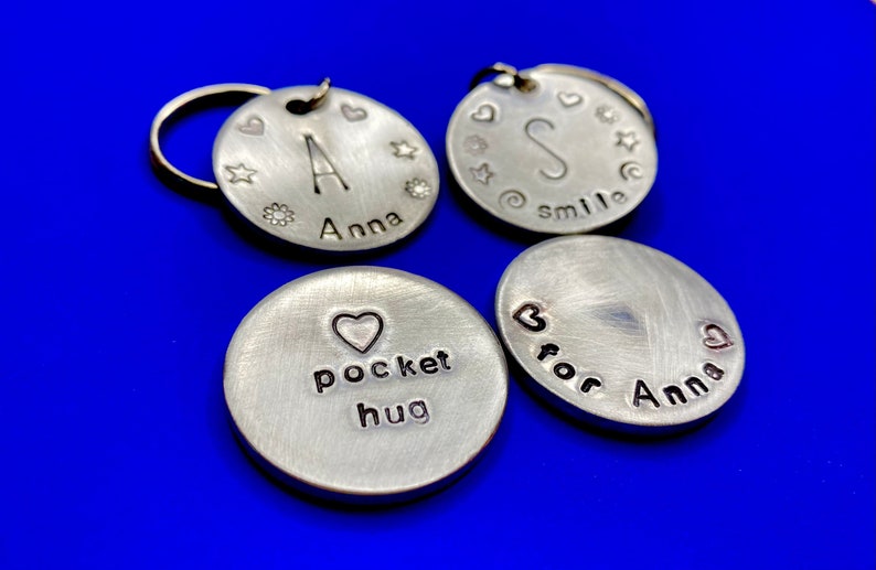 Pocket Hug Token Gift for Men on , Personalised Pocket Token, Send Love Valentines Gift, Amazing, Brave, Strong Pocket coin Name image 5