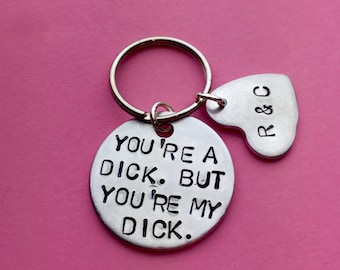 Husband Keychain: Funny Personalized Message - Romantic Gift