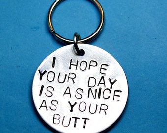 Anniversary gifts for Husband - as your butt -  funny , naughty , sexy gifts - keychains for men