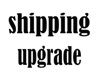 Shipping upgrade ! Add to other order/listing.