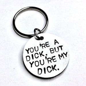 Rude Gift for him gift for Boyfriend, Funny Gift for Men, Gifts for men, Funny Gifts, I hope your gift is as nice Keychain, image 7