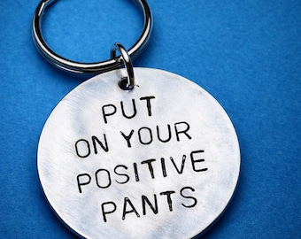 Porte-clés Positive Pants : cadeau inspirant - Cadeaux porte-clés