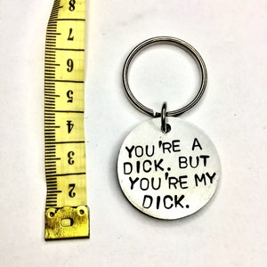 Rude Gift for him gift for Boyfriend, Funny Gift for Men, Gifts for men, Funny Gifts, I hope your gift is as nice Keychain, image 5