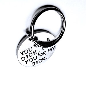 Rude Gift for him gift for Boyfriend, Funny Gift for Men, Gifts for men, Funny Gifts, I hope your gift is as nice Keychain, image 6