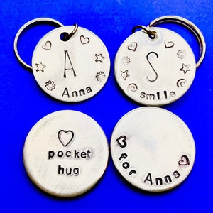 Pocket Hug Token Gift for Men on , Personalised Pocket Token, Send Love Valentines Gift, Amazing, Brave, Strong Pocket coin Name image 7