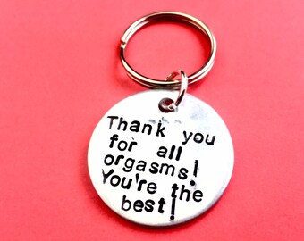 Sexy Keychain Gift: Cheeky Message - Funny Couples Keepsake